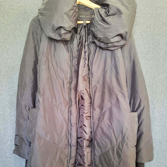 BCBGMaxAzria Size S Long Black Puffer Winter Coat - Picture 1 of 4